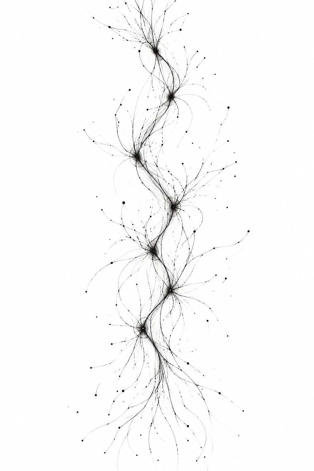 Abstract vertical nervous-system-like network